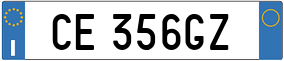 Truck License Plate